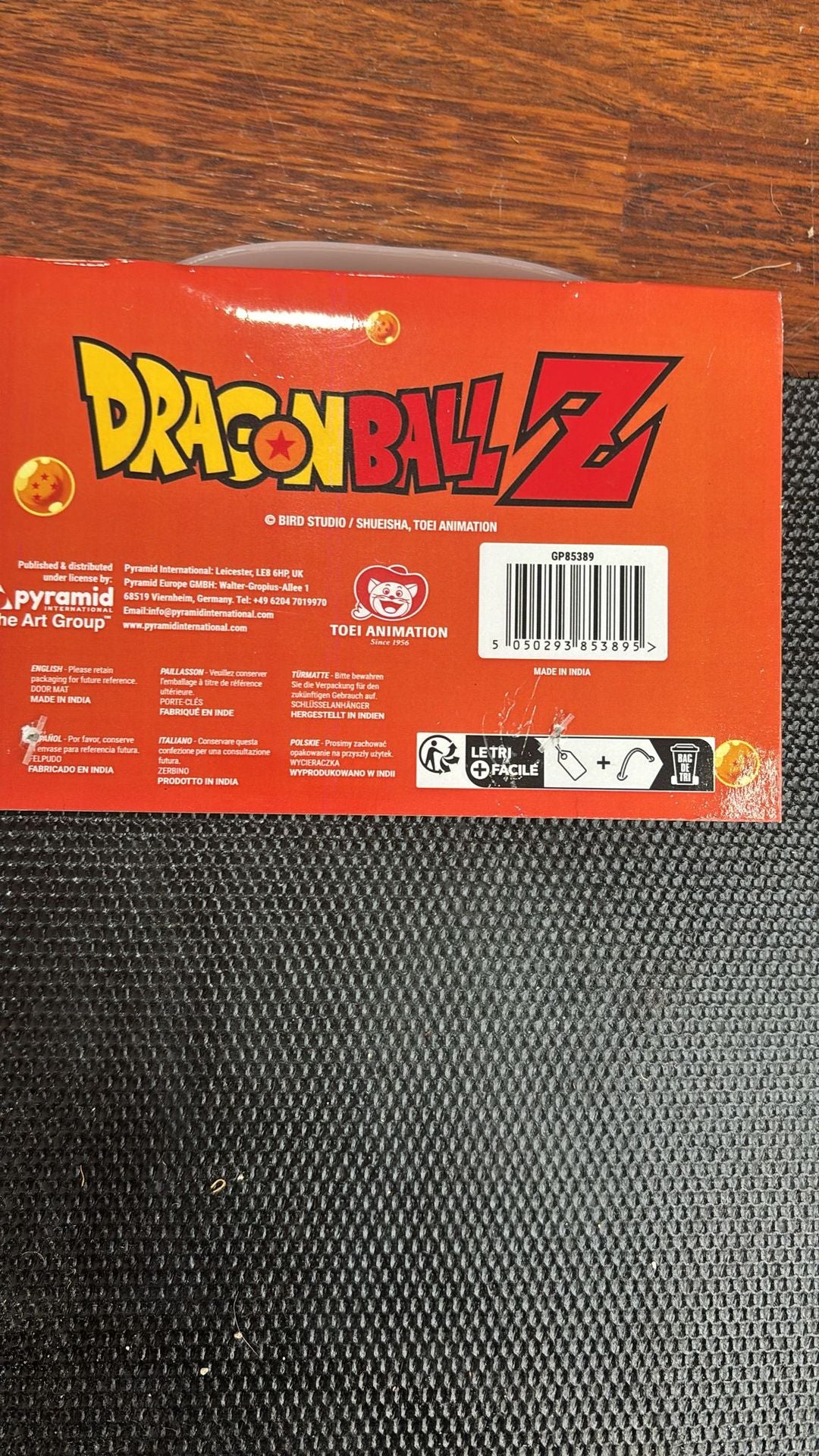 Zerbino Dragon Ball Z Capsule Corp Cm 60X40 - Gp85389 Zerbino Dragon Ball Z Capsule Corp Cm 60X40 - Gp85389